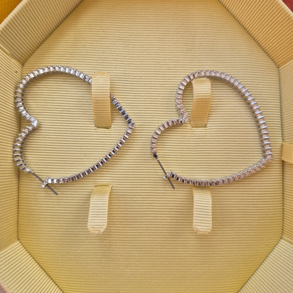 Swarovski Heart Shaped Earrings